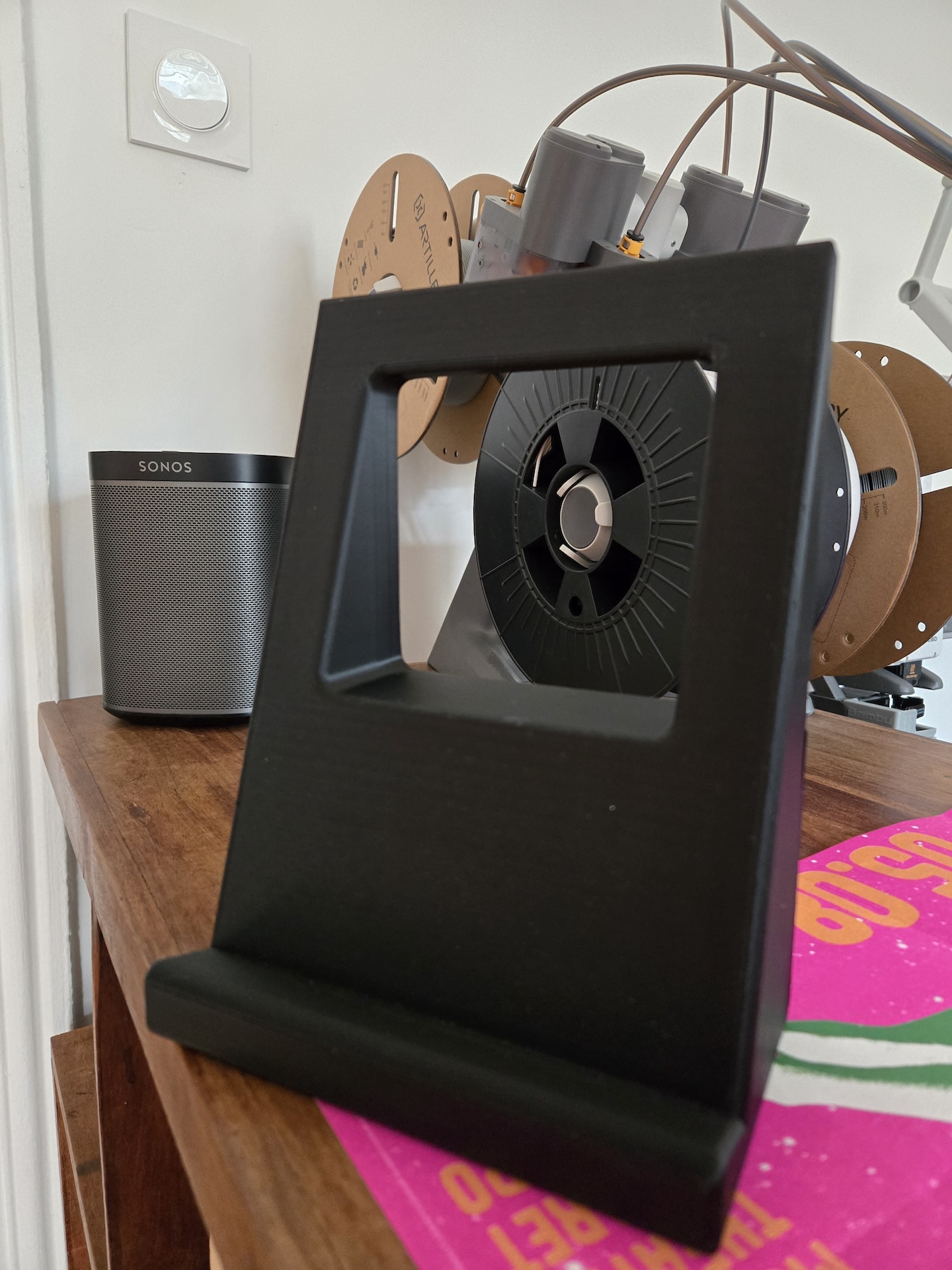 3D printed vinyl display holder